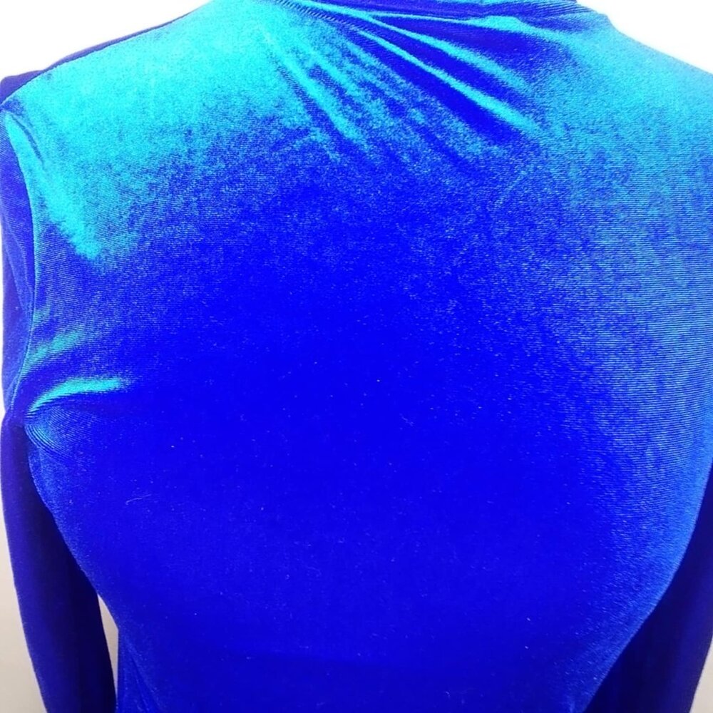 ROYAL BLUE SHEIN SWEATER DRESS - Picture 10 of 12